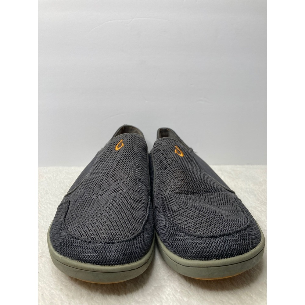 OluKai Shoes Mens 8.5 Nohea Mesh Slip On Grey Casual Loafer Beach Island Coastal - Picture 3 of 10